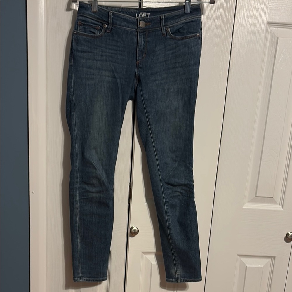 Loft curvy skinny jeans size 24 OO petite